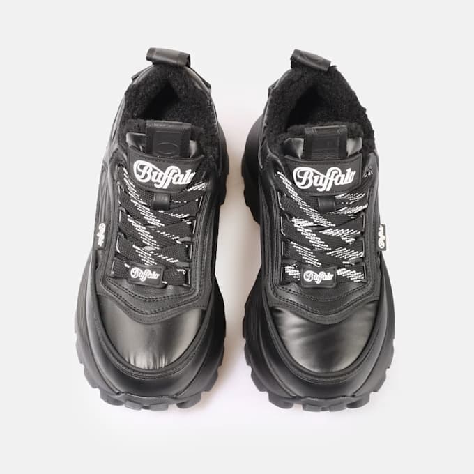 Γυναικεία Manhatten Sneakers Μαύρα Buffalo BUF1636548-BLACK