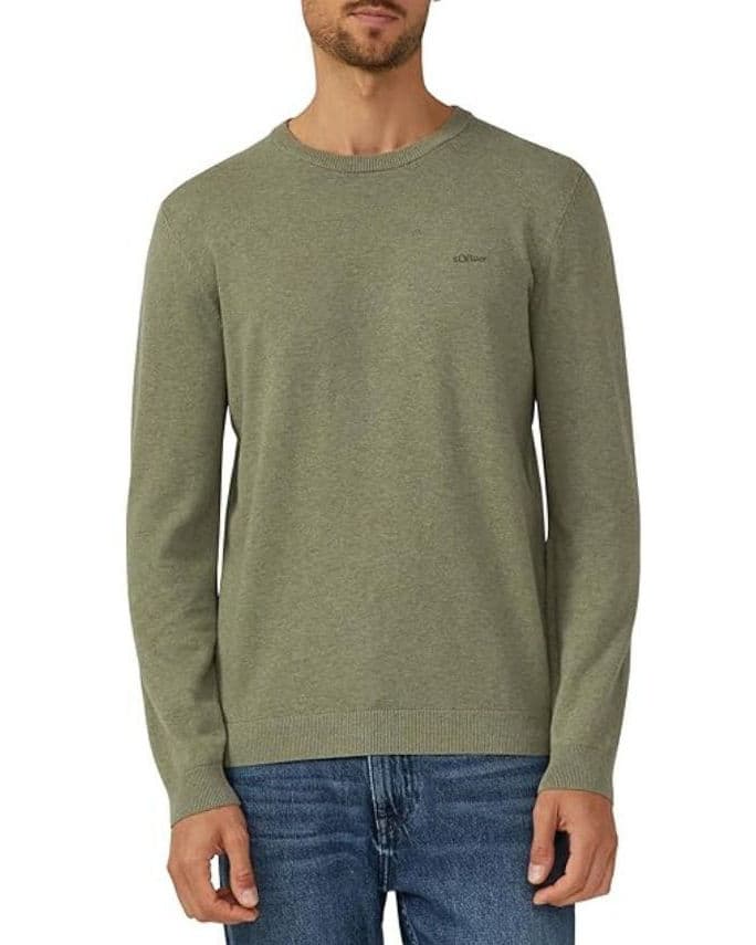 Men's Knitwear S.Oliver Khaki