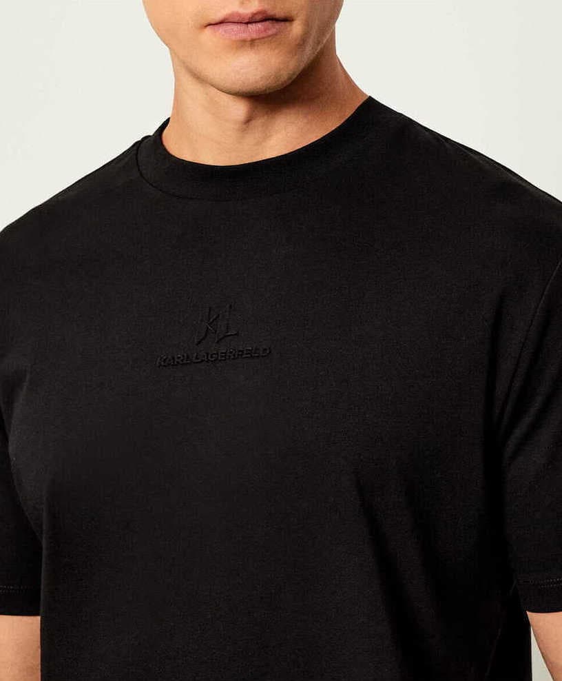 Ανδρικό T-shirt Μαύρο Karl Lagerfeld 755036 554225-990