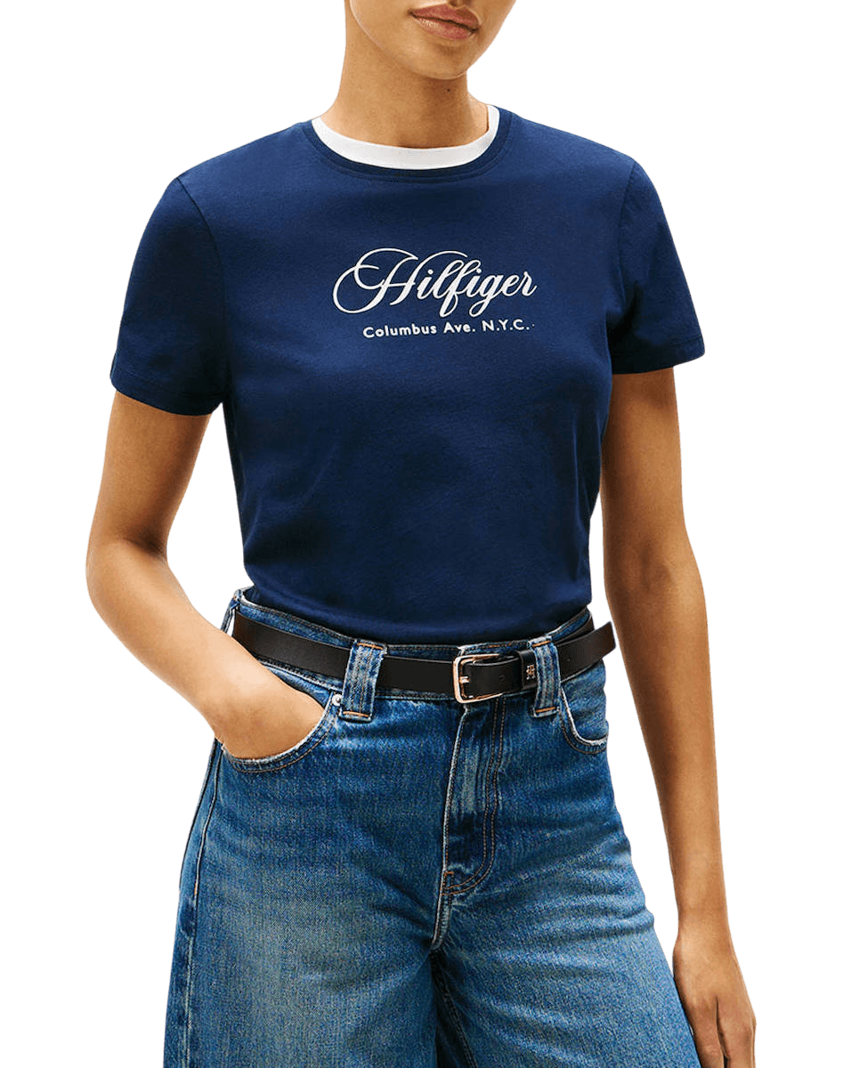 Women's T-Shirts Tommy Hilfiger Blue