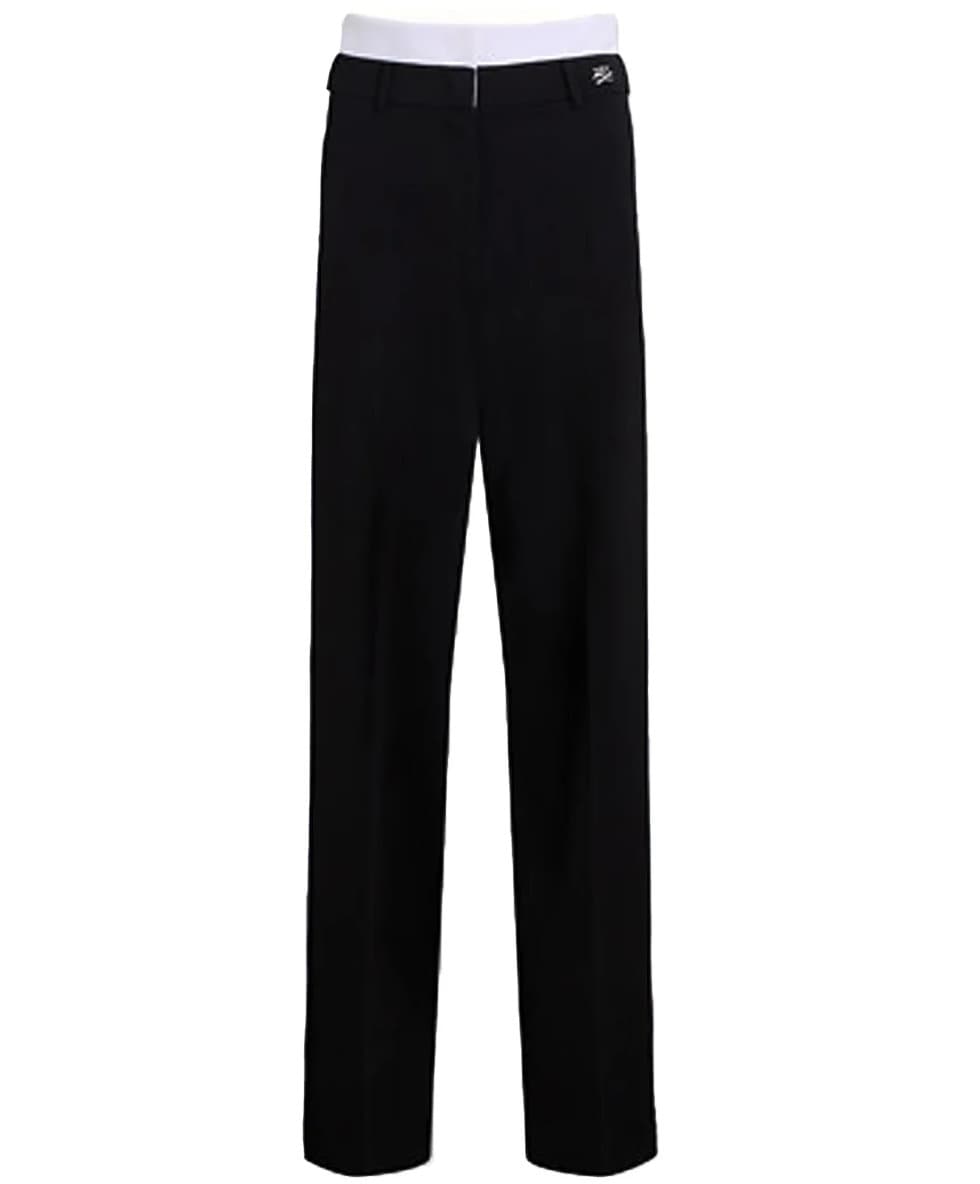 Γυναικείο Παντελόνι Μαύρο Karl Lagerfeld A4W10115-101 WHITE BLACK