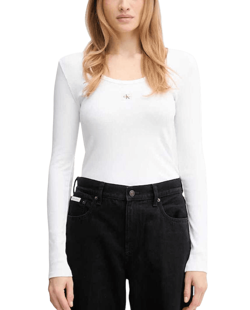 Γυναικείο Μακρυμάνικο Τοπ Γκρι Calvin Klein LV047D218G-P77