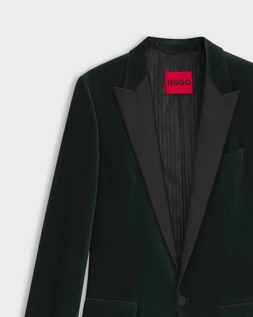 Ανδρικό Henry254E1X Σακάκι Πράσινο Hugo 50549032-385