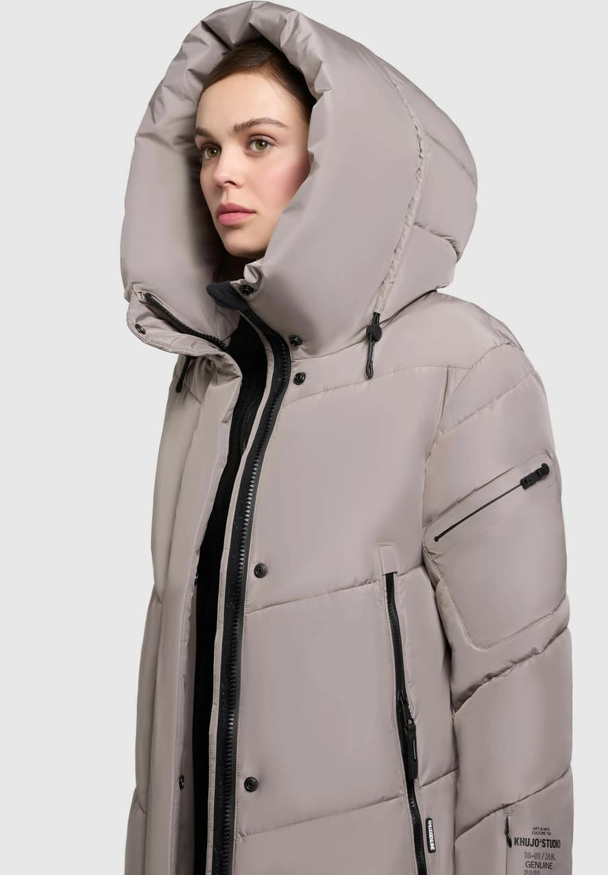 Γυναικείο Pulset Matt Μπουφάν Γκρι Khujo KJ1182CO253-123 GREIGE