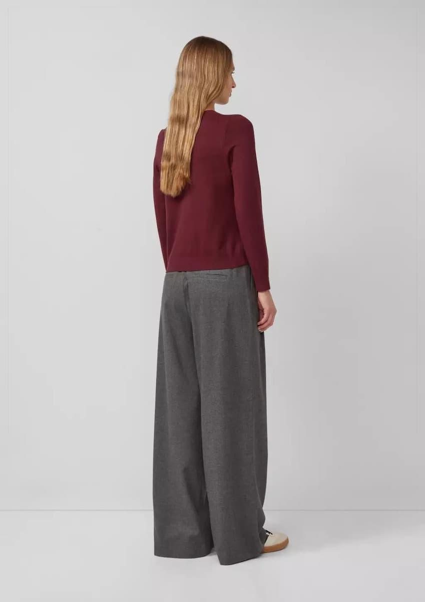 Γυναικείο Πουλόβερ Μπορντό S.Oliver 2159297-3902