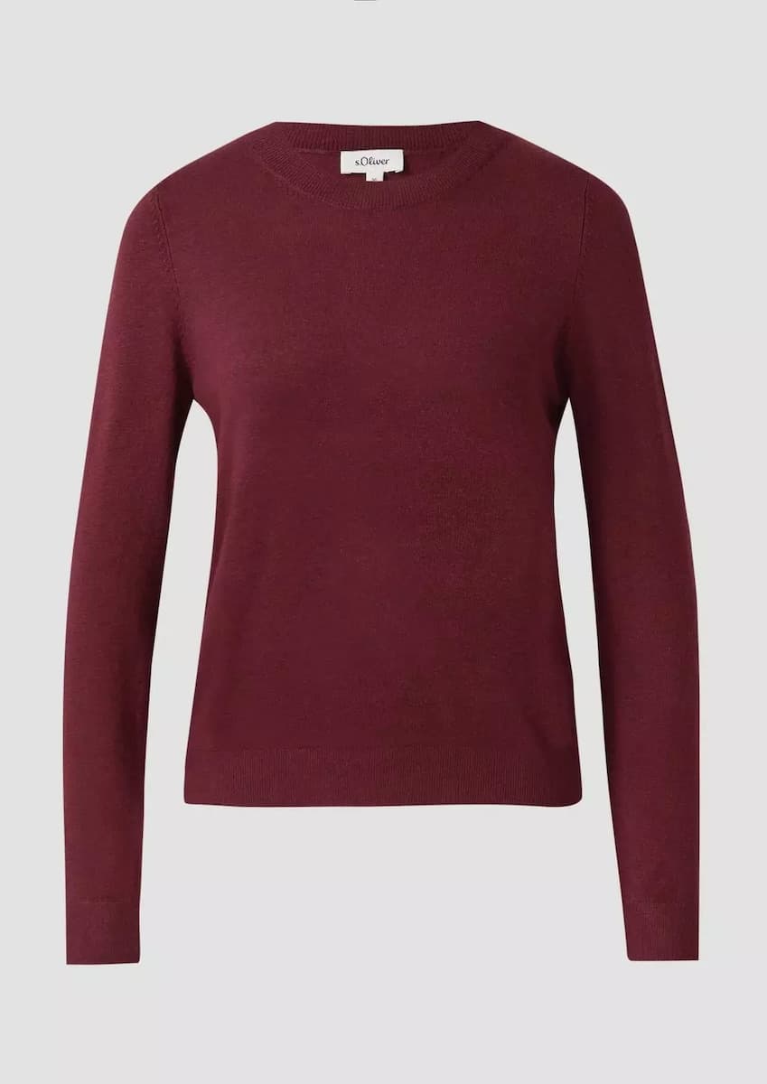 Γυναικείο Πουλόβερ Μπορντό S.Oliver 2159297-3902