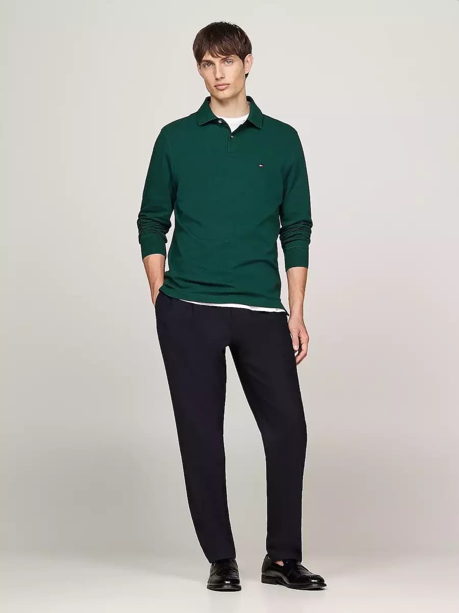 Ανδρικό 1985 Polo Πράσινο Tommy Hilfiger MW0MW20183-L6K