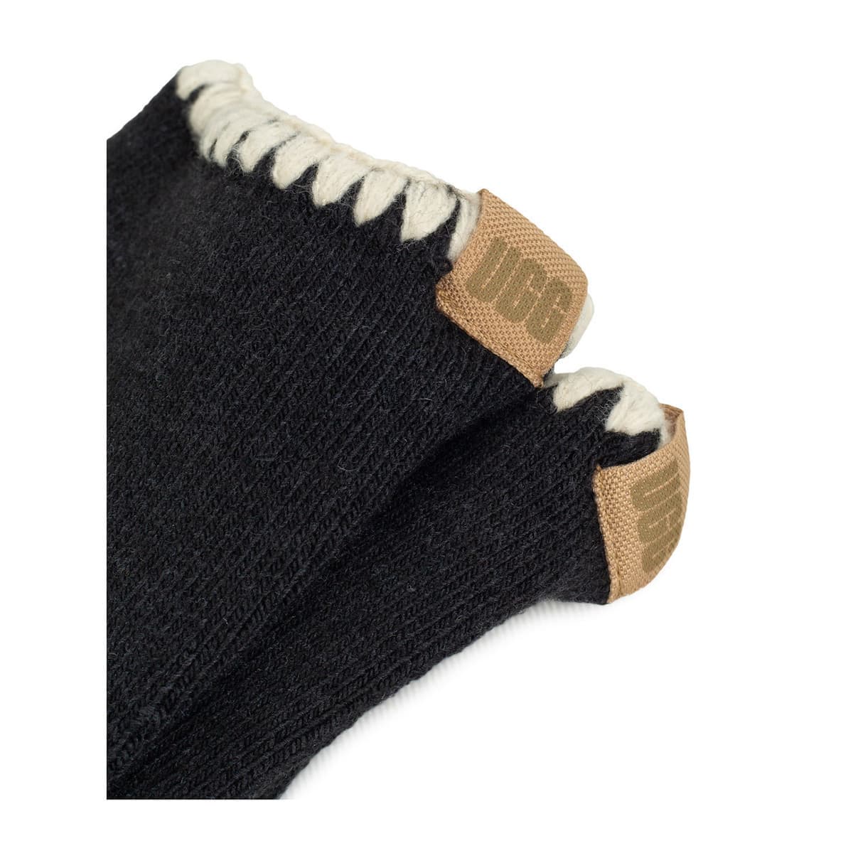 Γυναικείες Marleny Whipstitch Crew Κάλτσες Μαύρες UGG 1163870-BKCRM