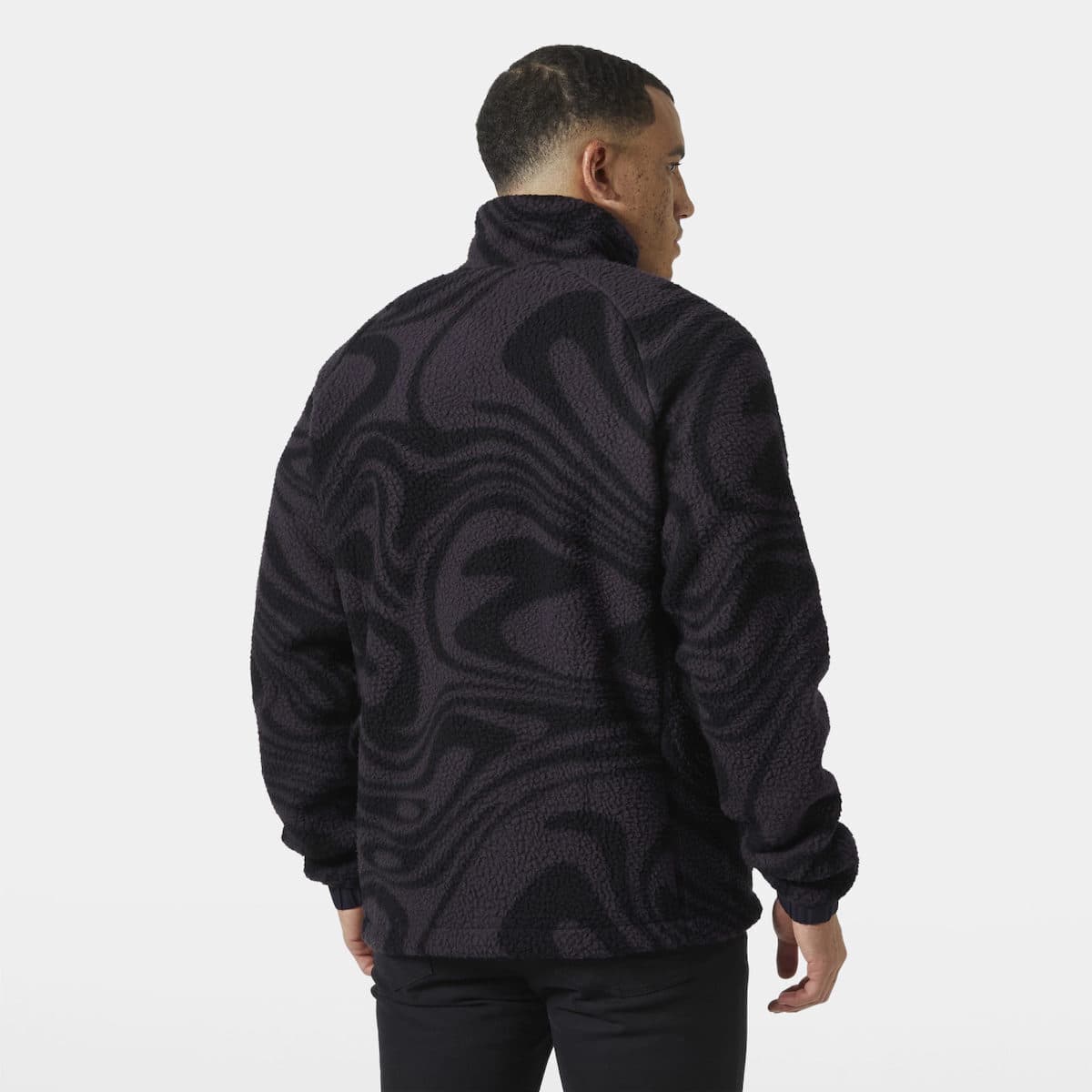 Ανδρική Panorama Printed Pile Fleece Ζακέτα Μωβ Helly Hansen 63349-660