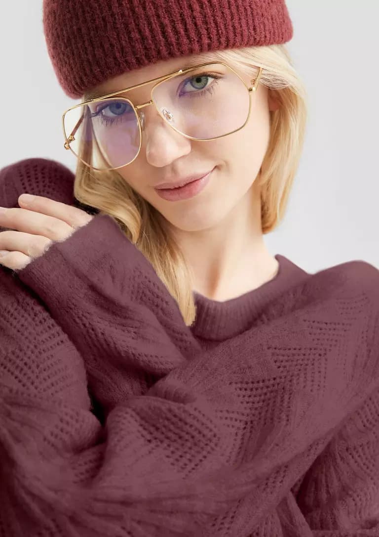 Γυναικείο Πουλόβερ Μπορντό S.Oliver 2172029-39W0