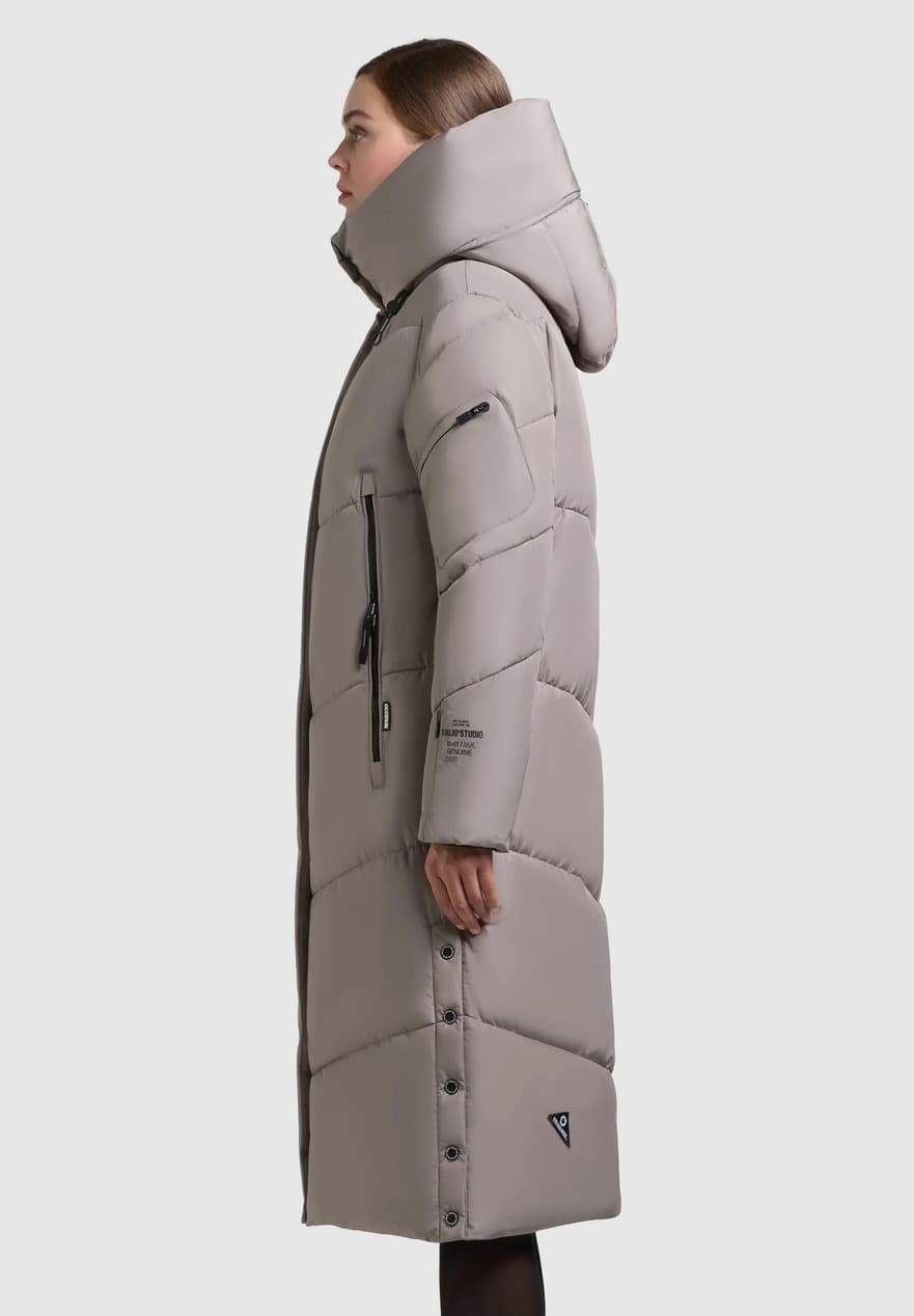 Γυναικείο Pulset Matt Μπουφάν Γκρι Khujo KJ1182CO253-123 GREIGE