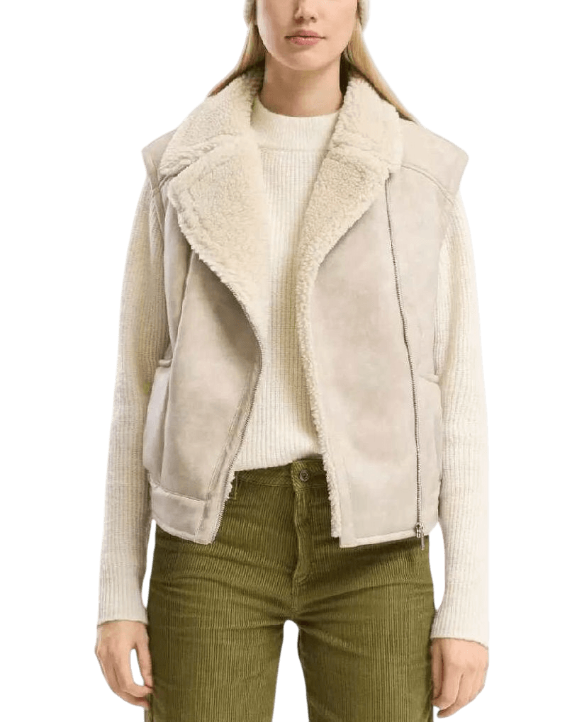 Γυναικείο Γιλέκο Μπεζ S.Oliver 2168438-8001