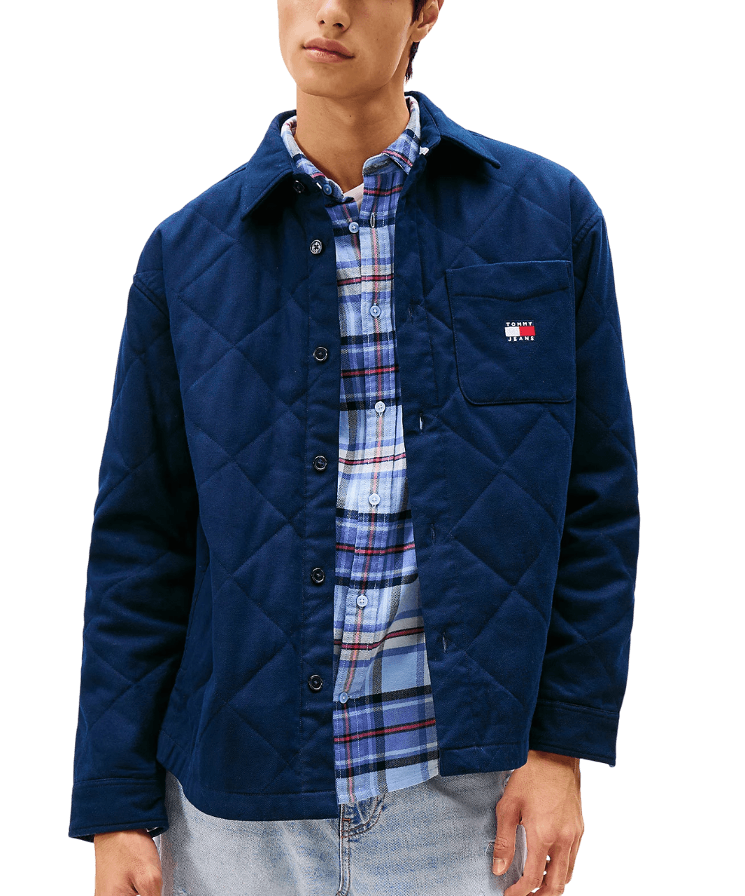 Ανδρικό Overshirt Μπλε Tommy Jeans DM0DM22014-C1G