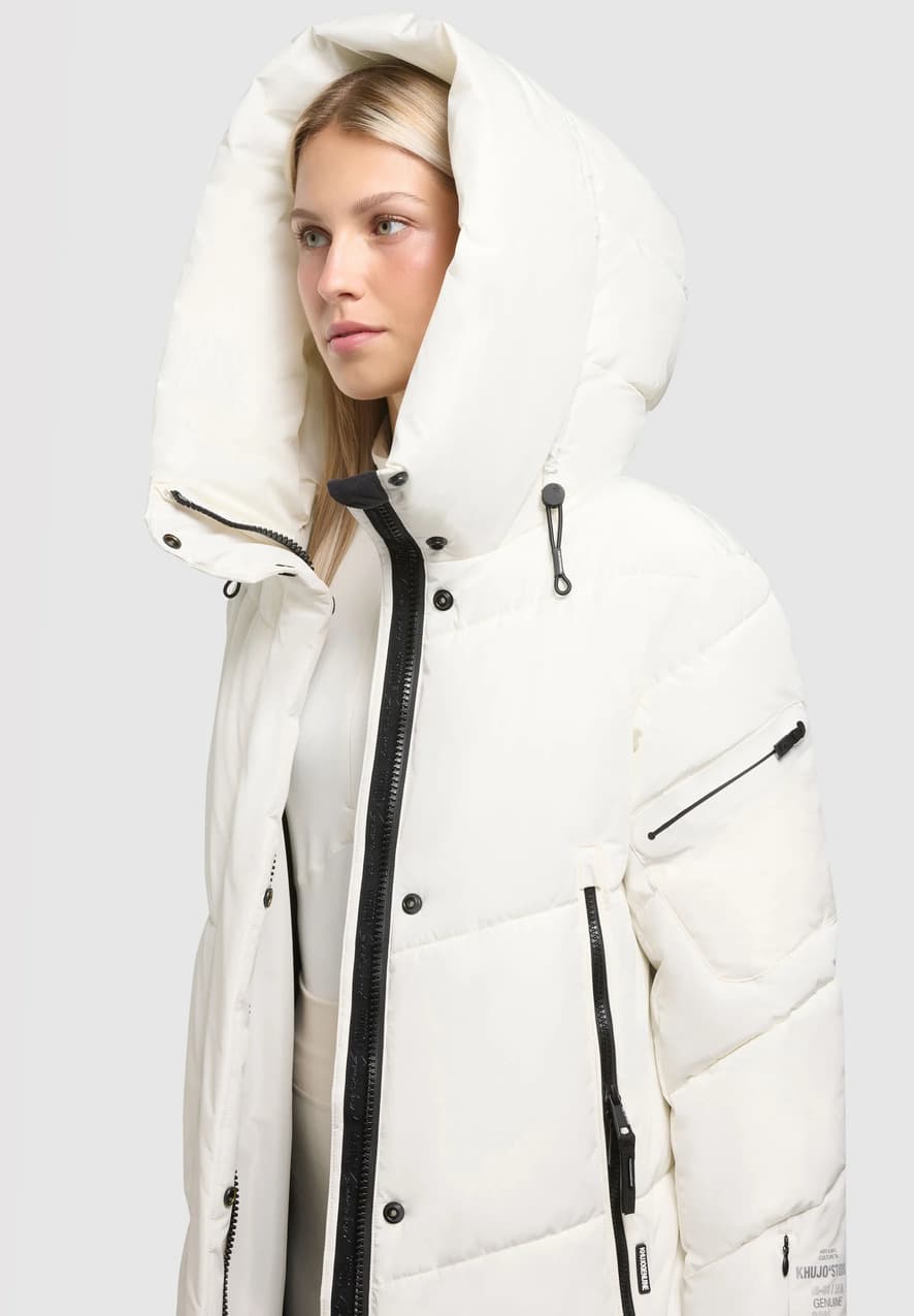 Γυναικείο Pulset Matt Μπουφάν Εκρού Khujo KJ1182CO253-198