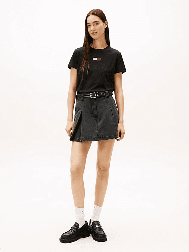 Γυναικείο T-shirt Μαύρο Tommy Jeans DW0DW21965-BDS