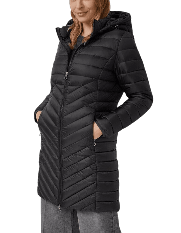 Γυναικείο Μπουφάν Μαύρο S.Oliver 2170653-9999