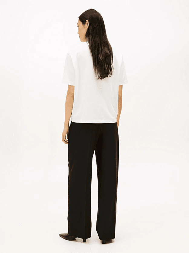 Γυναικείο T-shirt Λευκό Tommy Hilfiger WW0WW46118-YBL