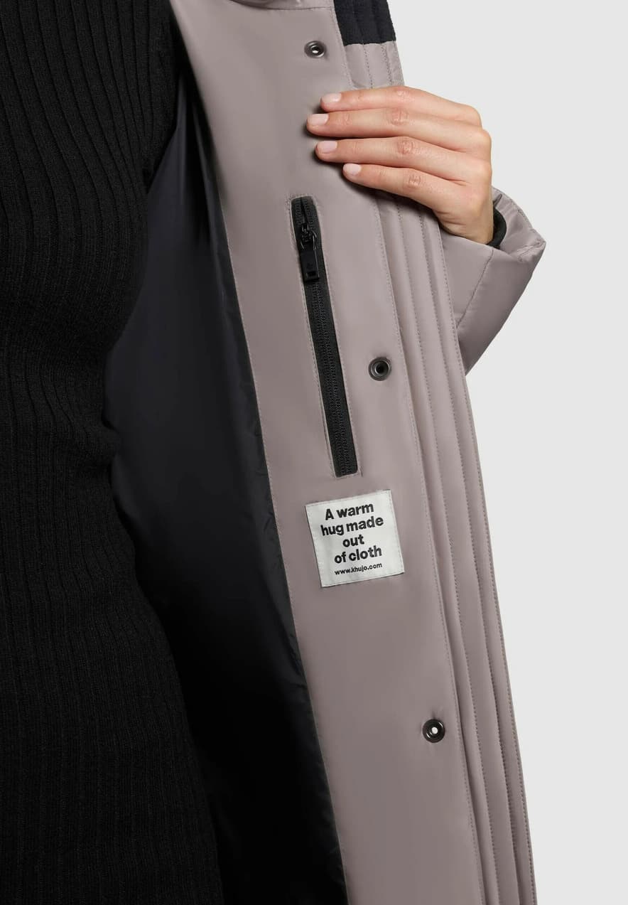 Γυναικείο Pulset Matt Μπουφάν Γκρι Khujo KJ1182CO253-123 GREIGE