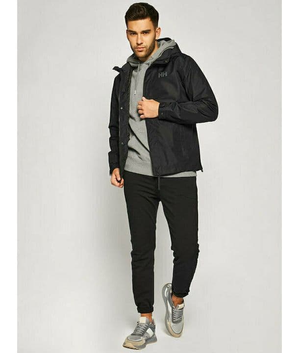 Ανδρικό Dubliner Αδιάβροχο Μπουφάν Μαύρο Helly Hansen 62643-990