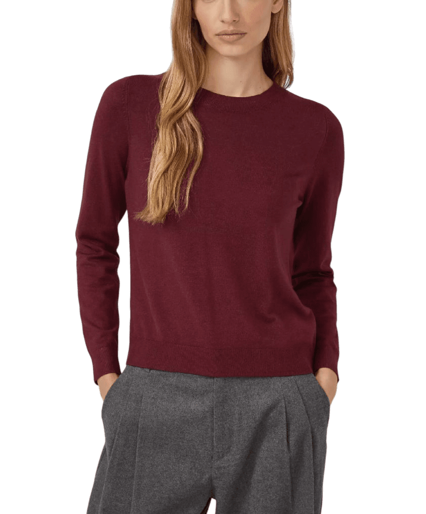 Γυναικείο Πουλόβερ Μπορντό S.Oliver 2159297-3902