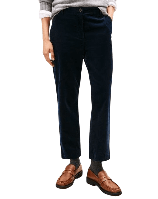 Γυναικείο Κοτλέ Παντελόνι Navy Μπλε Tommy Hilfiger WW0WW46698-C1G