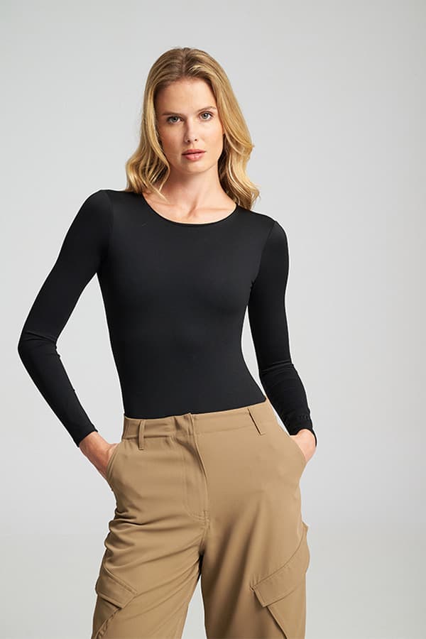 Γυναικείο Amerie Μακρυμάνικο Κορμάκι Black Mind Matter MML25-02-01-016