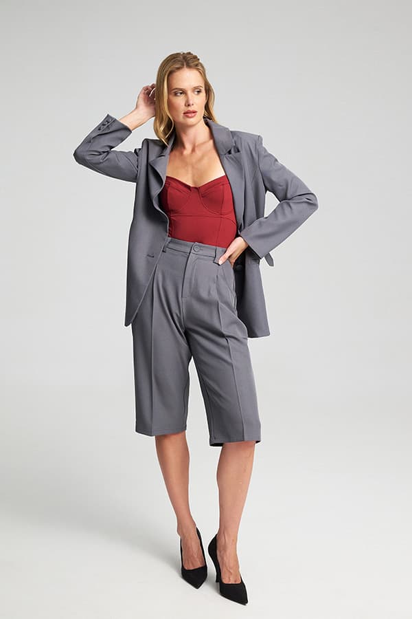 Γυναικεία Hera Βερμούδα Grey Mind Matter MML25-02-03-002