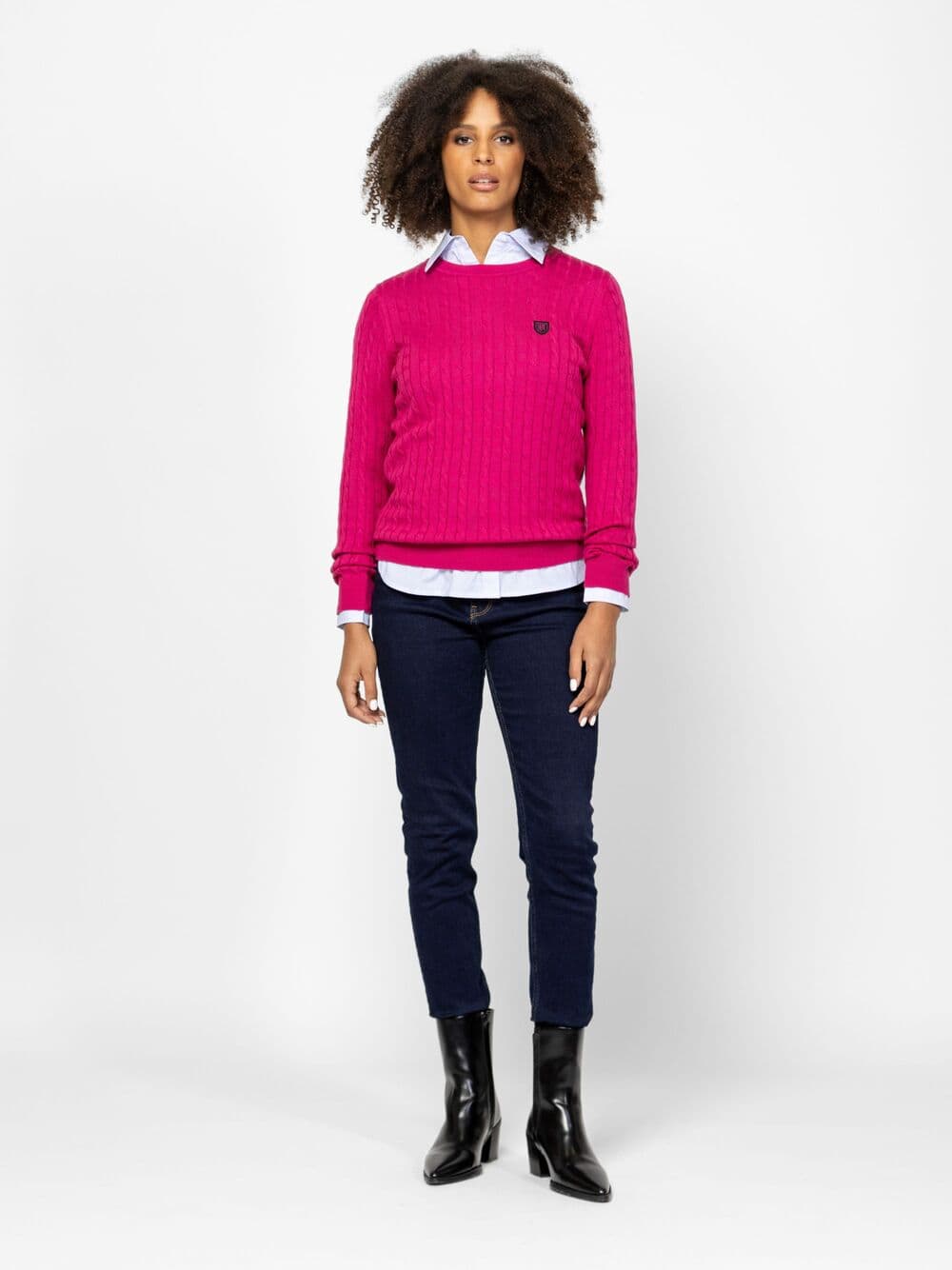 Γυναικείο Hafelw25 Πουλόβερ Ροζ Heavy Tools T53024-PINK