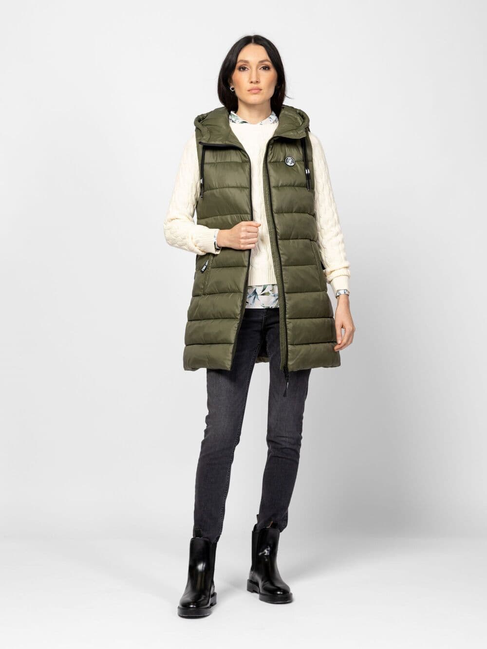 Γυναικείο Wilnaw25 Γιλέκο Λαδί Heavy Tools T38014-OLIVE