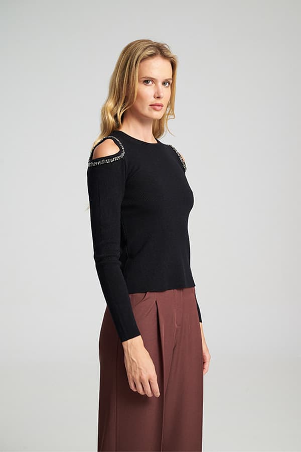 Γυναικείο Victoria Πουλόβερ Black Mind Matter MML25-02-09-009