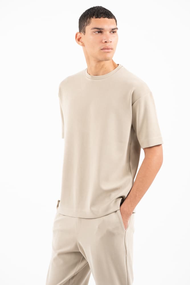 Ανδρικό T-shirt Μπεζ Vittorio JORDAT-FANCO