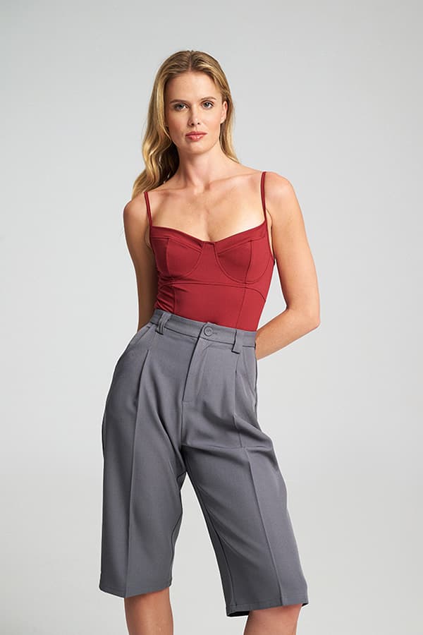 Γυναικεία Hera Βερμούδα Grey Mind Matter MML25-02-03-002