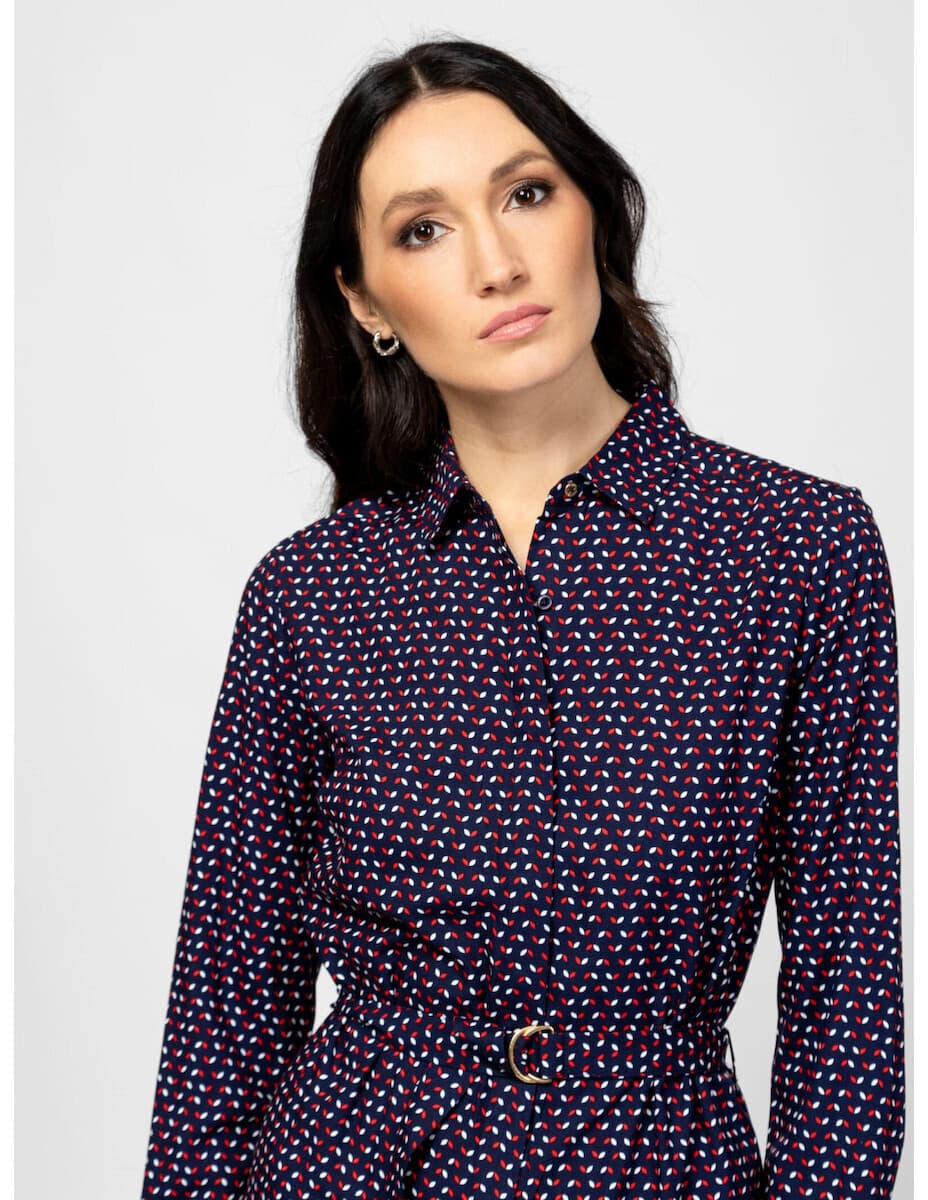 Γυναικείο Valentinaw25 Φόρεμα Navy Μπλε Heavy Tools T50037-TRICOLOR