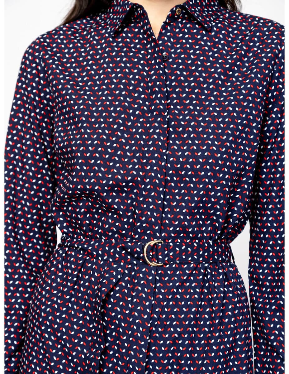 Γυναικείο Valentinaw25 Φόρεμα Navy Μπλε Heavy Tools T50037-TRICOLOR