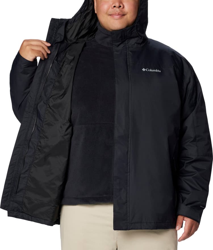 Ανδρικό Plus Size Tunnel Falls II Μπουφάν Μαύρο Columbia 2096922-010