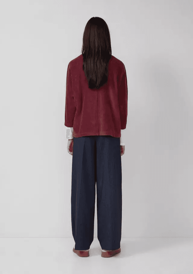 Γυναικείο Κοτλέ Φούτερ Μπορντό S.Oliver 2170099-3902