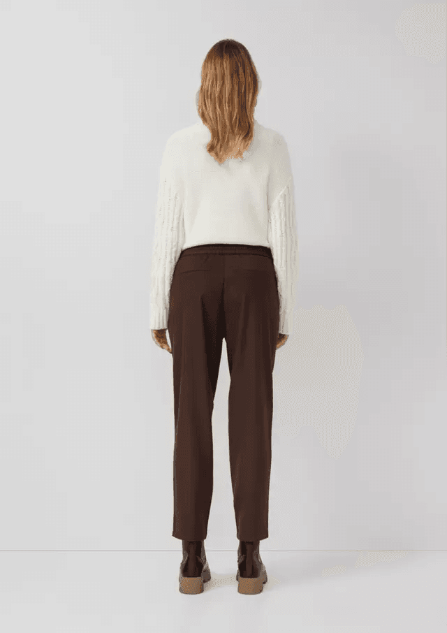 Γυναικείο Παντελόνι Καφέ S.Oliver 2170267-8945