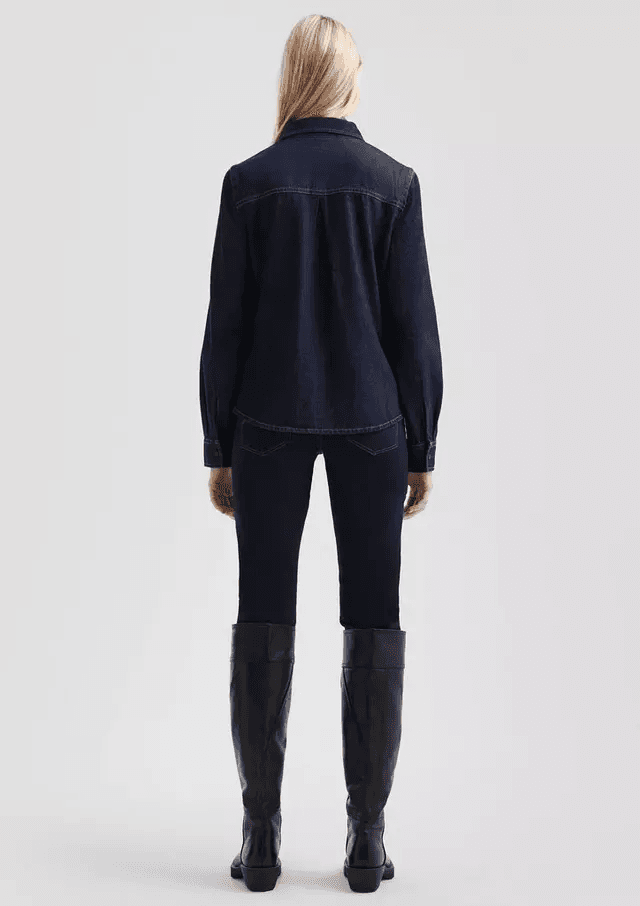 Γυναικείο Τζιν Πουκάμισο Navy Μπλε S.Oliver 2171223-58Z8