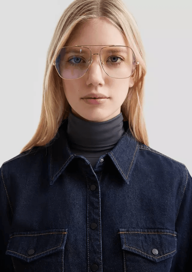 Γυναικείο Τζιν Πουκάμισο Navy Μπλε S.Oliver 2171223-58Z8