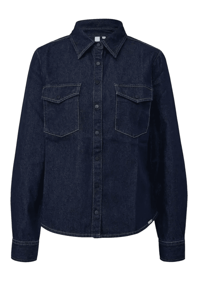 Γυναικείο Τζιν Πουκάμισο Navy Μπλε S.Oliver 2171223-58Z8