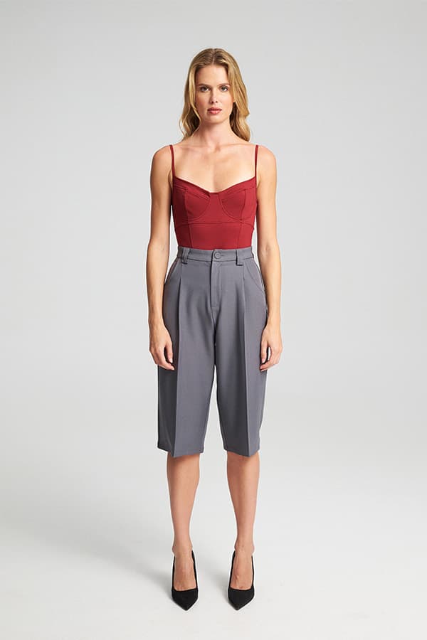 Γυναικεία Hera Βερμούδα Grey Mind Matter MML25-02-03-002