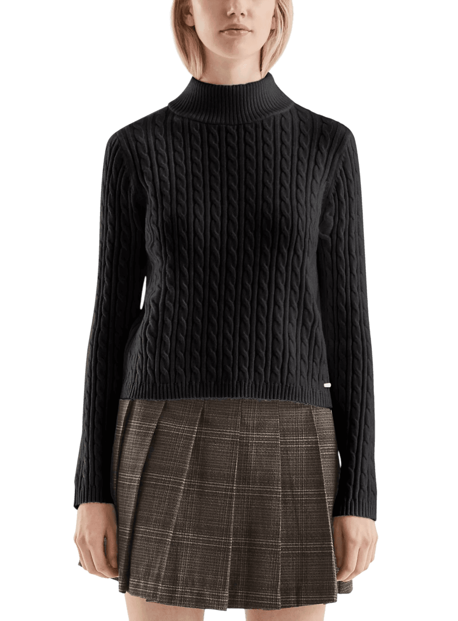 Γυναικείο Πουλόβερ Μαύρο S.Oliver 2173025-9999