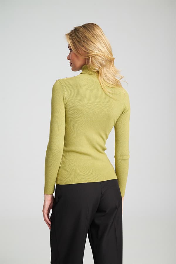 Γυναικείο Gini Ζιβάγκο Πουλόβερ Green Mind Matter MML25-02-09-016