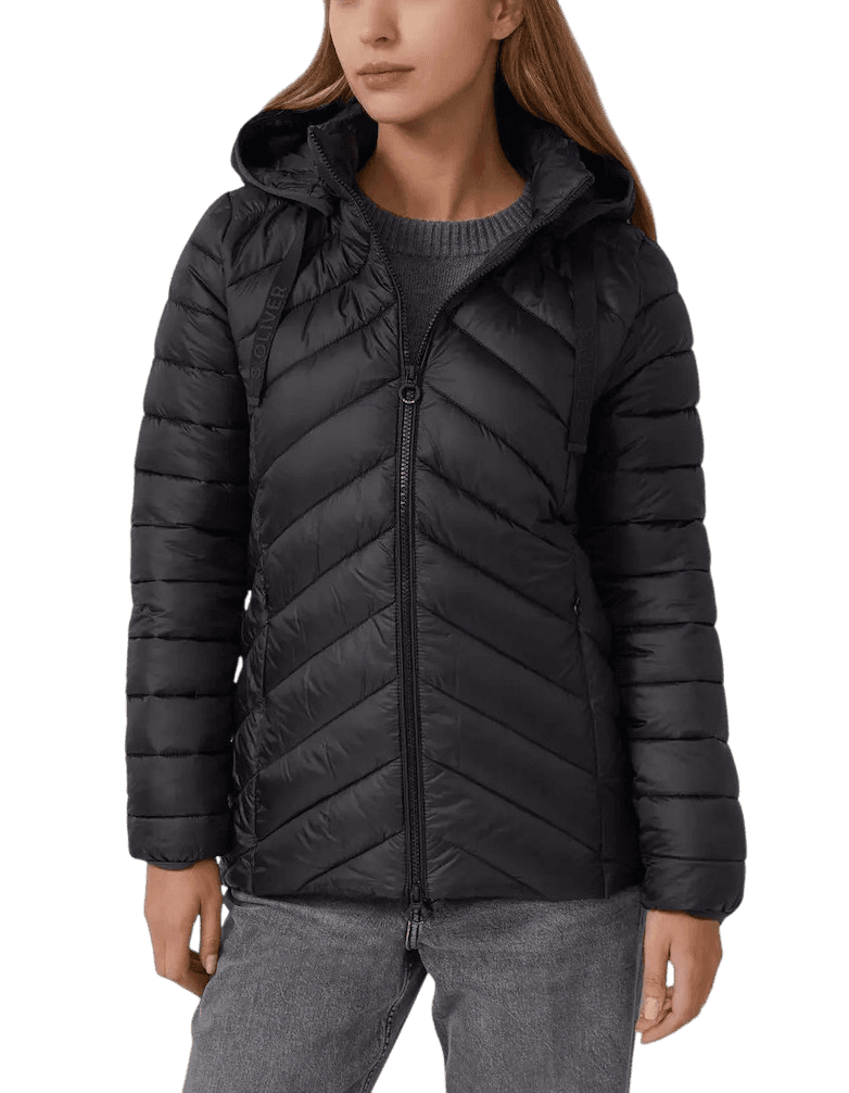 Γυναικείο Μπουφάν Μαύρο S.Oliver 2166944-9999