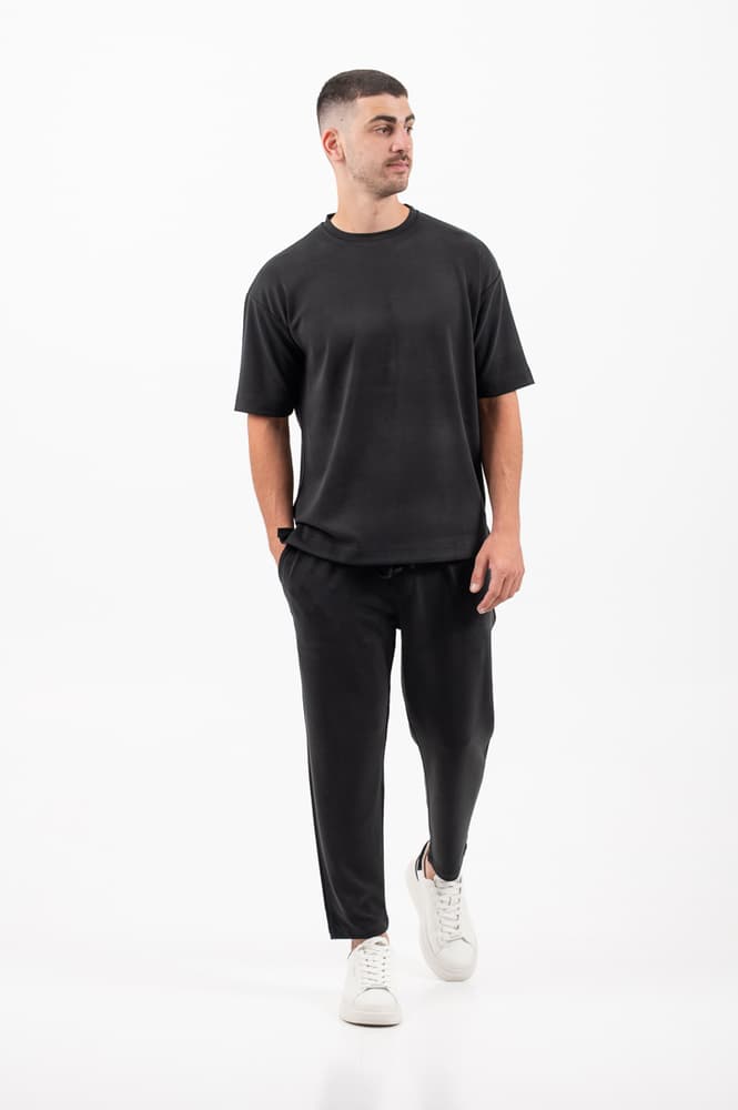 Ανδρικό T-shirt Μαύρο Vittorio JORDAT-BLACK