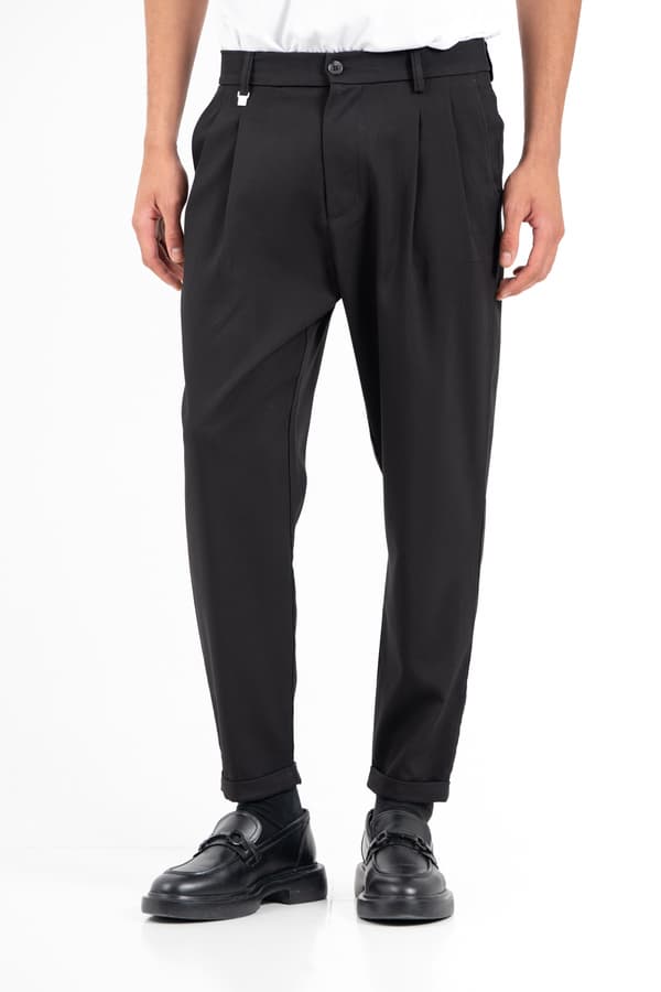 Ανδρικό Παντελόνι Μαύρο Vittorio ARZANP-BLACK