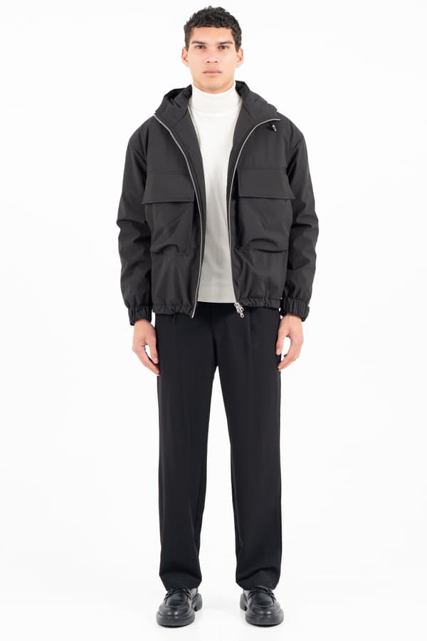 Ανδρικό Bomber Μπουφάν Μαύρο Vittorio BALSAN-BLACK