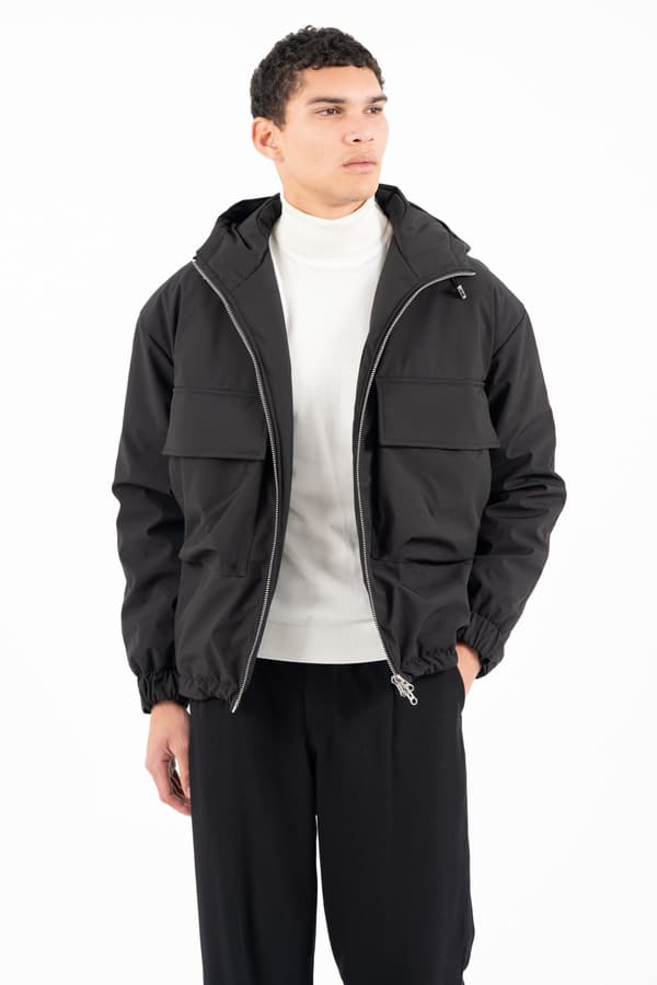 Ανδρικό Bomber Μπουφάν Μαύρο Vittorio BALSAN-BLACK