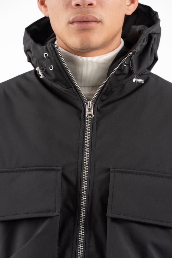 Ανδρικό Bomber Μπουφάν Μαύρο Vittorio BALSAN-BLACK