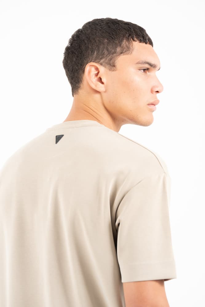 Ανδρικό T-shirt Μπεζ Vittorio JORDAT-FANCO